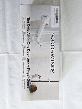DOORWING All-In-One Door Lock & Finger Pinch Guard | New Open Box